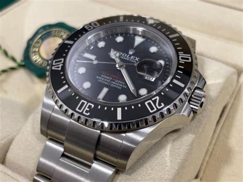 rolex deepsea red writing